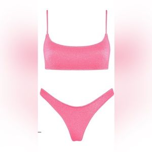 RARE TRIANGL mica pitaya sparkle bikini set